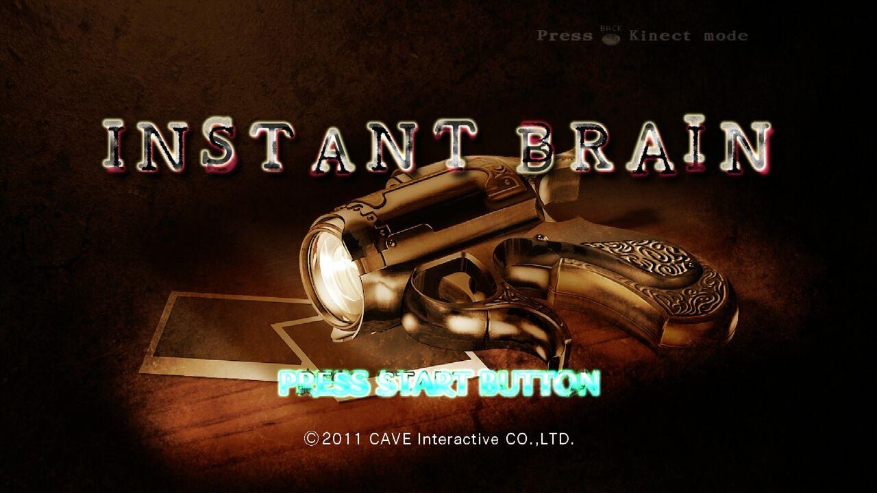 Instant Brain title screen for Xbox 360